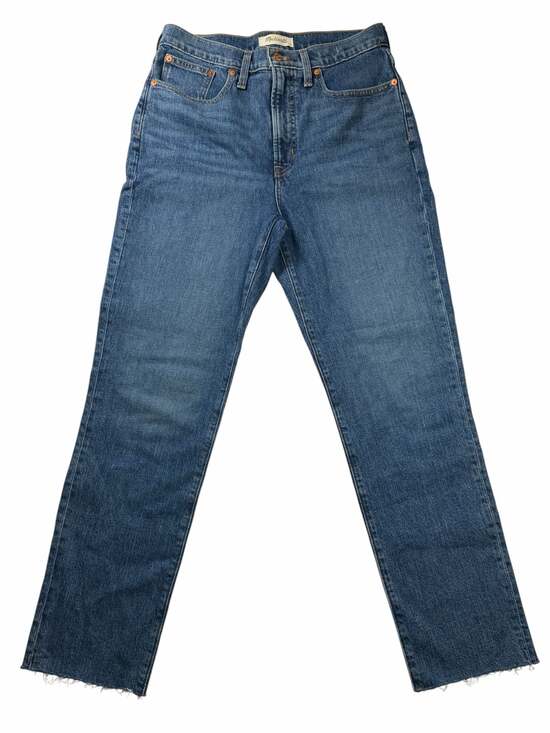 Madewell Denim - NWT Madewell Perfect Vintage Jean Womens 28 High Rise Straight Alstyne Raw Hem